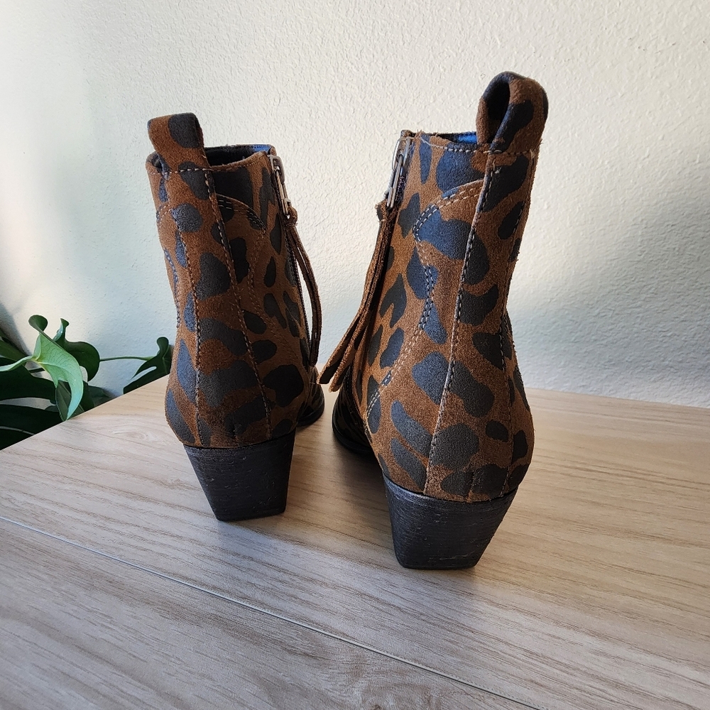 Golo Vero Cuoio Shoes Leopard Print Ankle Boots - Picture 4 of 10